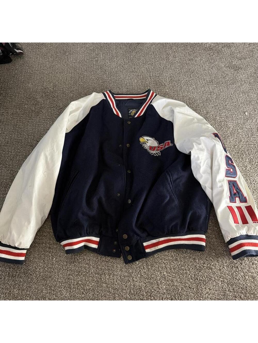 Steve & Barry's Men's Navy and Multi Jacket